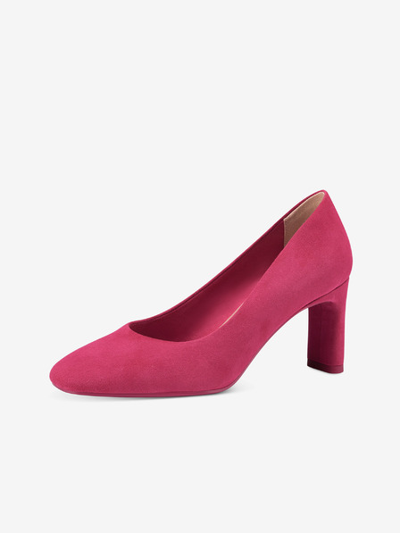 Tamaris Dunkelrosa Damen-Pumps aus Wildleder Tamaris