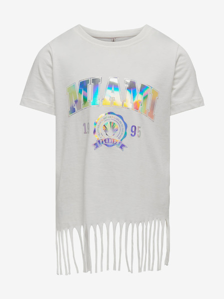ONLY Weißes Mädchen-T-Shirt ONLY Alison