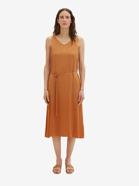 Tom Tailor Braunes Tom Tailor Damen Midi Hemd
