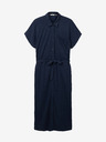 Tom Tailor Tom Tailor Dunkelblaues Damenhemd Midikleid