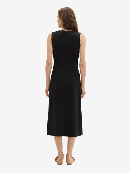 Tom Tailor Schwarzes Damen-Midikleid von Tom Tailor