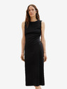 Tom Tailor Schwarzes Damen-Midikleid von Tom Tailor