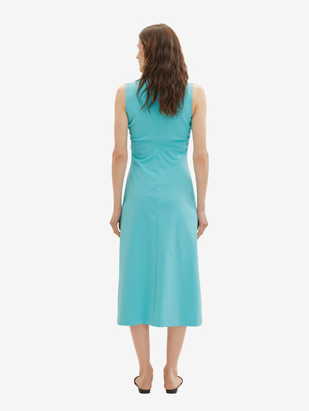 Tom Tailor Türkisfarbenes Damen Tom Tailor Midikleid