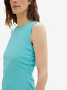 Tom Tailor Türkisfarbenes Damen Tom Tailor Midikleid