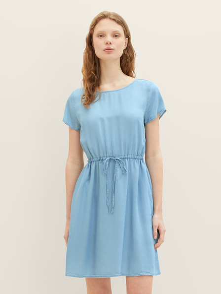 Tom Tailor Denim Hellblaues Damen Tom Tailor Denim Kleid