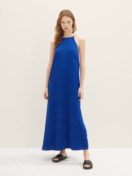 Tom Tailor Denim Blaues Maxikleid für Frauen Tom Tailor Denim