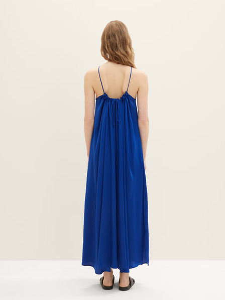 Tom Tailor Denim Blaues Maxikleid für Frauen Tom Tailor Denim