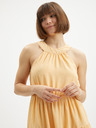 Pieces Orangefarbenes Maxikleid Pieces Valentine