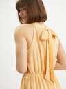 Pieces Orangefarbenes Maxikleid Pieces Valentine