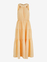 Pieces Orangefarbenes Maxikleid Pieces Valentine