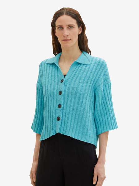 Tom Tailor Türkisfarbener Damen-Pullover von Tom Tailor