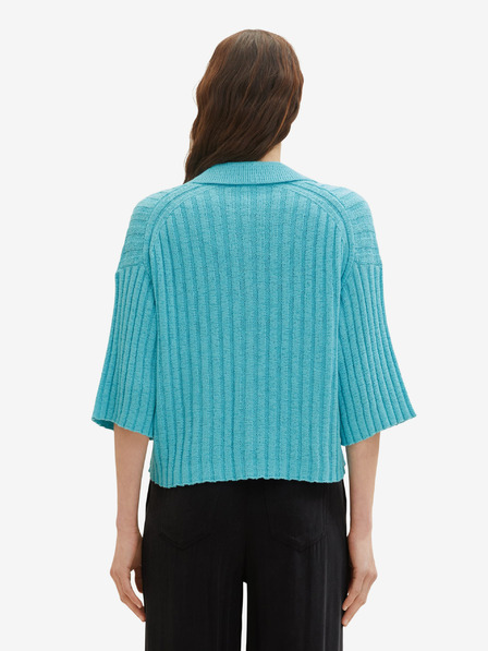 Tom Tailor Türkisfarbener Damen-Pullover von Tom Tailor