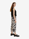 Tom Tailor Schwarz- und cremefarbene gemusterte Damenhose Tom Tailor