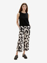 Tom Tailor Schwarz- und cremefarbene gemusterte Damenhose Tom Tailor