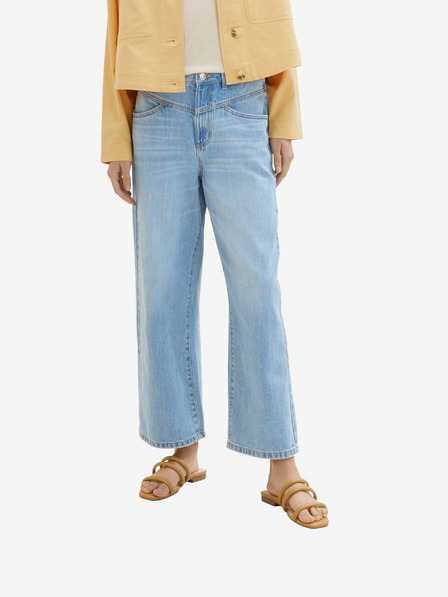 Tom Tailor Hellblaue Damenjeans mit weitem Bein Tom Tailor