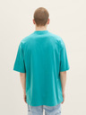 Tom Tailor Denim Türkisfarbenes Herren-T-Shirt von Tom Tailor Denim