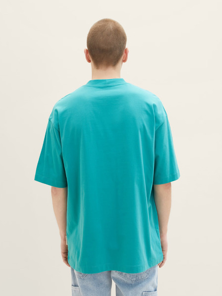 Tom Tailor Denim Türkisfarbenes Herren-T-Shirt von Tom Tailor Denim