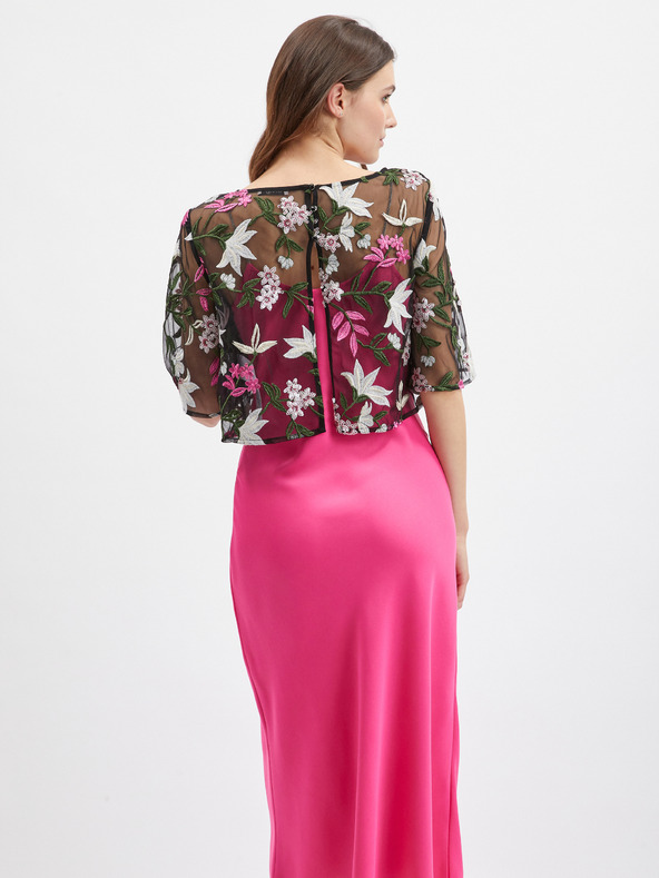 Orsay Schwarze geblümte Bluse ORSAY