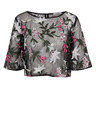 Orsay Schwarze geblümte Bluse ORSAY