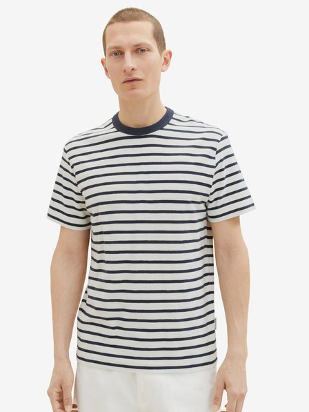 Tom Tailor Blau-weiß gestreiftes Herrenhemd Tom Tailor