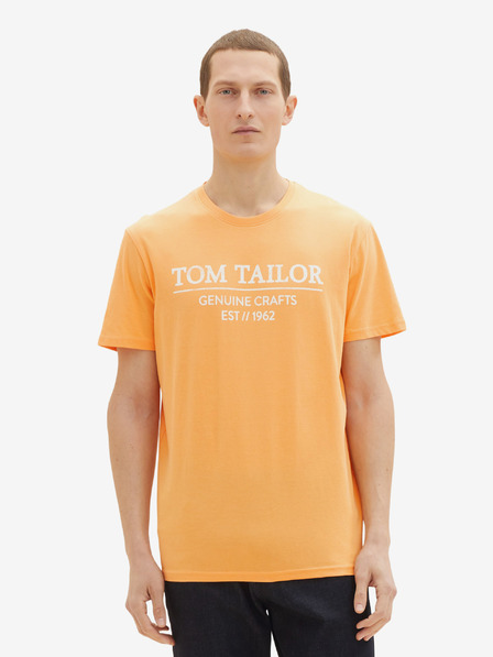 Tom Tailor Orangefarbenes Tom Tailor T-Shirt für Männer
