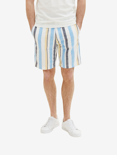 Tom Tailor Tom Tailor Herren Shorts weiß und blau gestreift