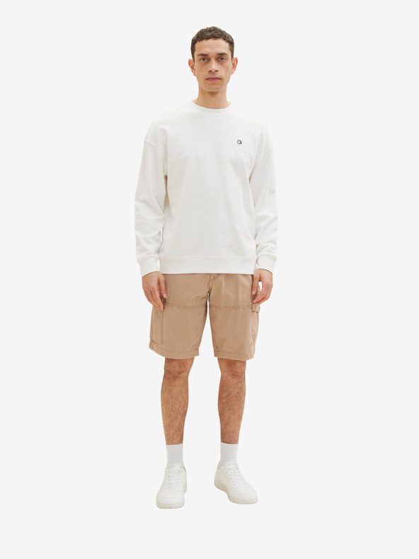 Tom Tailor Hellbraune Herren-Shorts von Tom Tailor mit Taschen