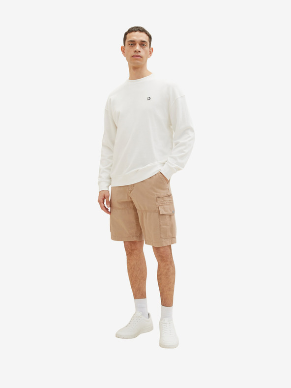Tom Tailor Hellbraune Herren-Shorts von Tom Tailor mit Taschen