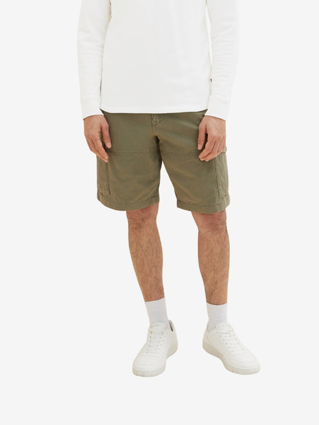 Tom Tailor Khakifarbene Herrenshorts mit Taschen Tom Tailor
