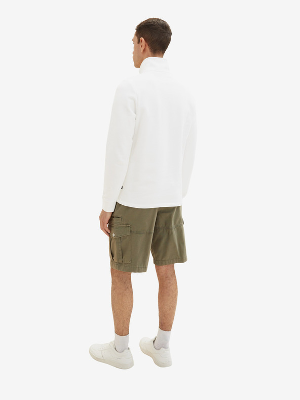 Tom Tailor Khakifarbene Herrenshorts mit Taschen Tom Tailor