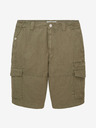 Tom Tailor Khakifarbene Herrenshorts mit Taschen Tom Tailor
