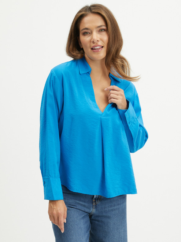 ONLY Blaue Damenbluse ONLY Kate