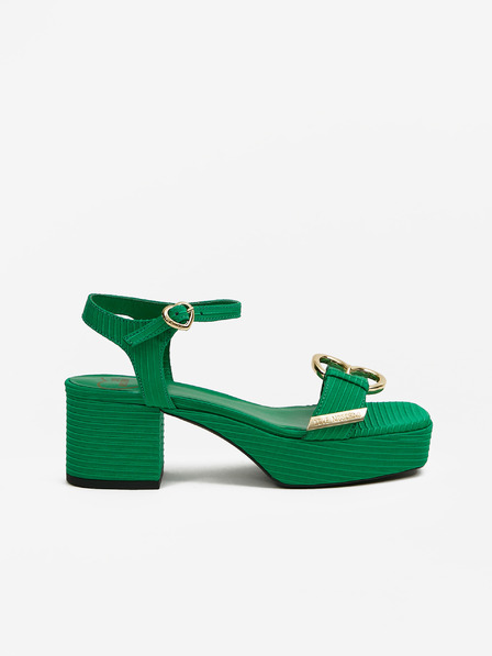 Love Moschino Grüne Damen-Sandalen von Love Moschino