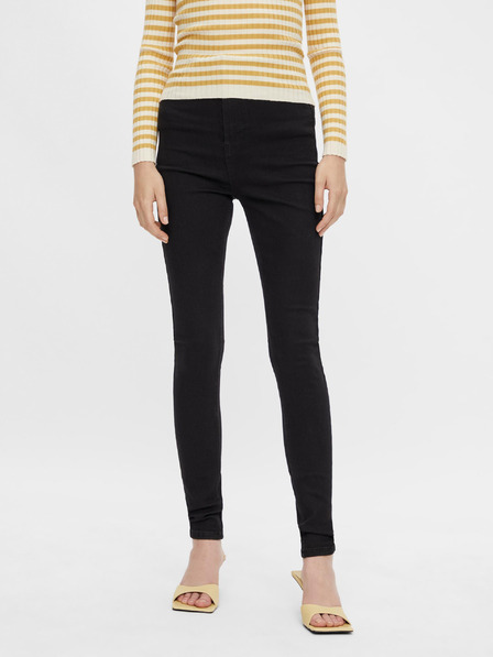 Pieces Schwarze Skinny Fit Jeans Pieces Highfive