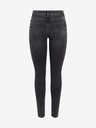 Pieces Dunkelgraue Skinny Fit Jeans Pieces Delly