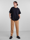 Pieces Schwarzes Oversized-T-Shirt Pieces Rina