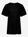 Pieces Schwarzes Oversized-T-Shirt Pieces Rina
