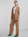 Pieces Hellbrauner gestreifter Damenblazer Pieces Bossy