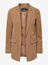 Pieces Hellbrauner gestreifter Damenblazer Pieces Bossy