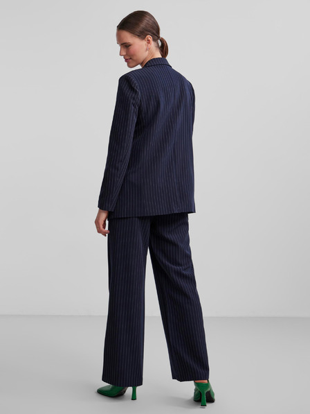 Pieces Dunkelblau gestreifter Damenblazer Pieces Bossy