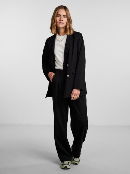 Pieces Schwarzer Damenblazer in Übergröße Pieces Thelma