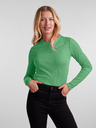 Pieces Grünes Damen Basic Langarm Shirt Pieces Hand