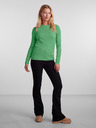 Pieces Grünes Damen Basic Langarm Shirt Pieces Hand