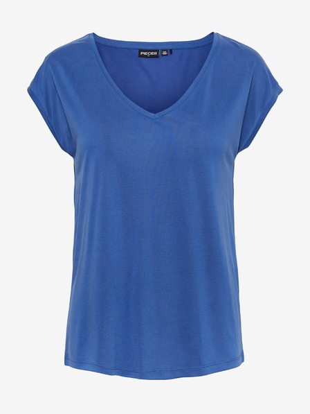 Pieces Blaues Damen-Shirt Pieces Kamala