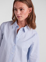 Pieces Hellblau gestreiftes Damen Oversize Shirt Pieces Jiva