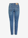 Pieces Blaue zerrissene Damenjeans Pieces Kesia (Mom Fit)