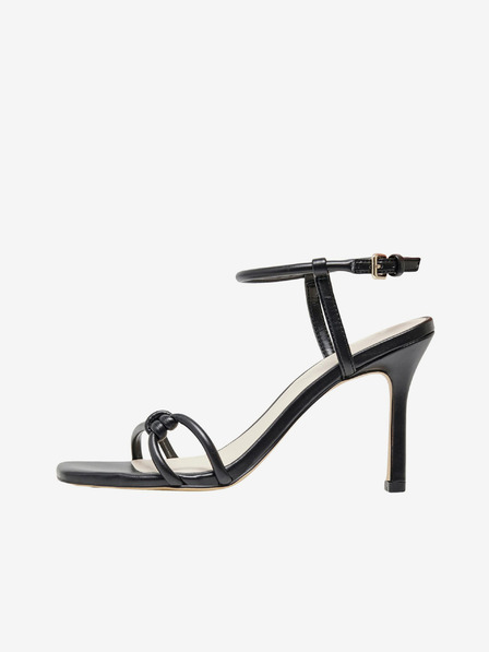 ONLY Schwarze Damen-Sandalen mit Absatz ONLY Alyx