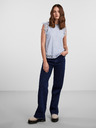 Pieces Hellblaues Spitzentop Pieces Olline