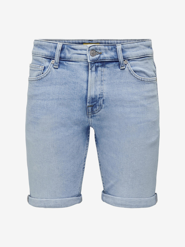 ONLY & SONS Hellblaue Denim-Shorts für Herren ONLY & SONS Ply