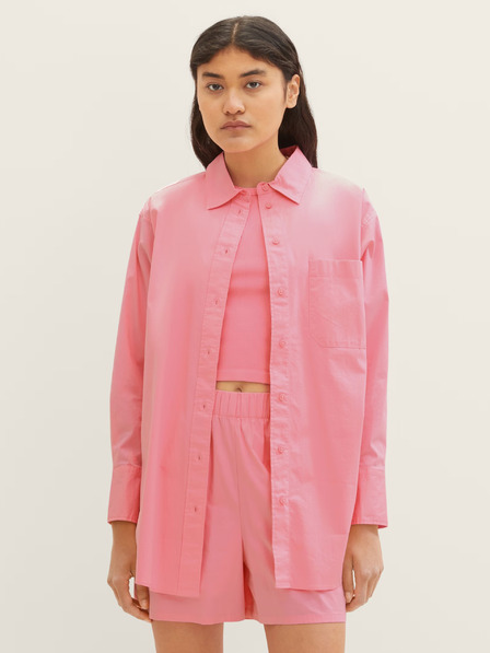 Tom Tailor Denim Rosa Damen Tom Tailor Denim Shirt